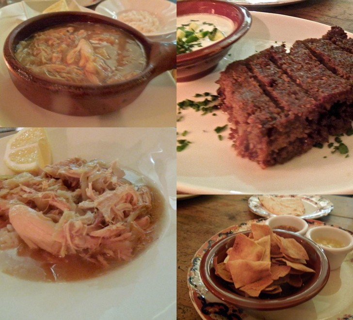 レバノンの家庭料理は、このご飯にかけるチキン・スープのように胃にやさしいものが多い。右上はビーフとラムのケバブ風。しら触りがよくコクのある味わいはヨーグルトと良く合う