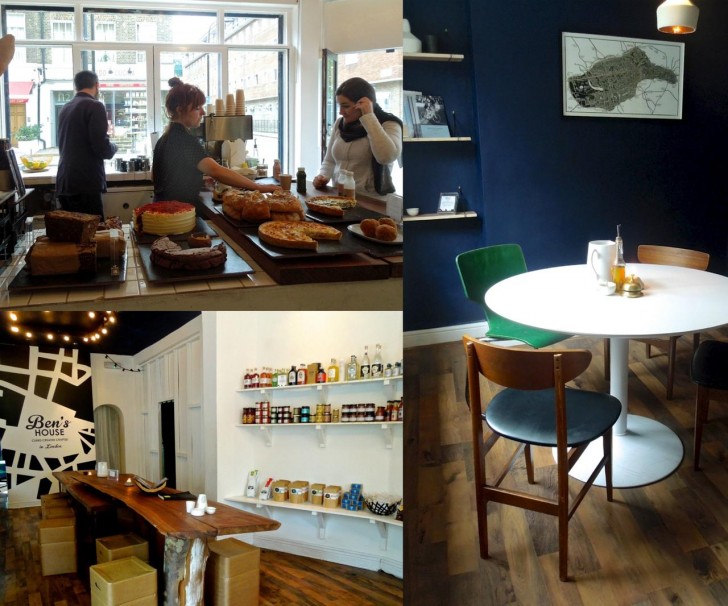 右は店の奥にある静かな小部屋「The Snug」。1時間15ポンドで借りられる素敵なミーティング空間☆