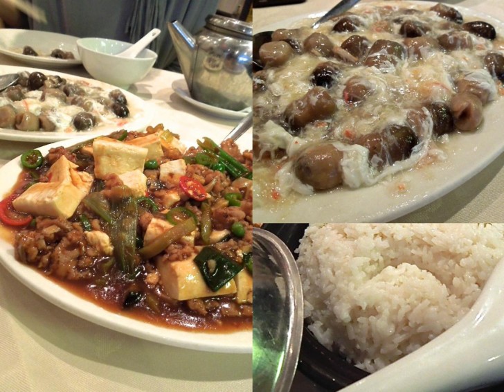 ピリ辛麻婆豆腐とあんかけ料理は絶妙コンビ☆