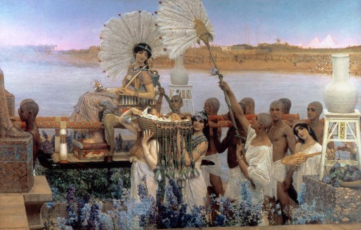 tadema_the finding of moses