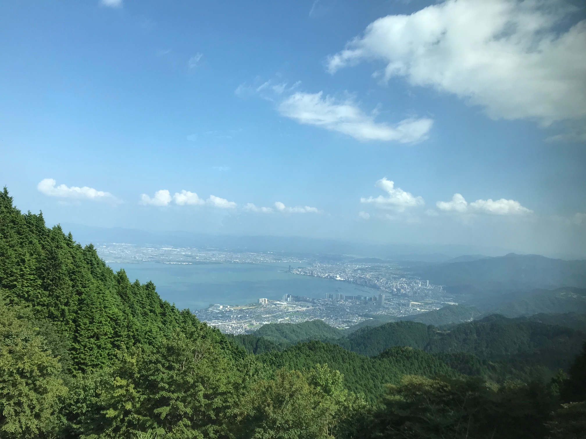 比叡山からの琵琶湖
